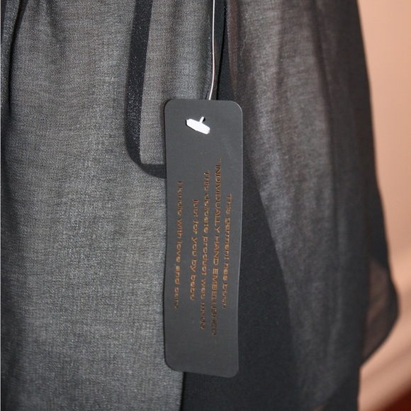 NWT BEBE Black Jeweled Halter Top Small - Picture 8 of 8